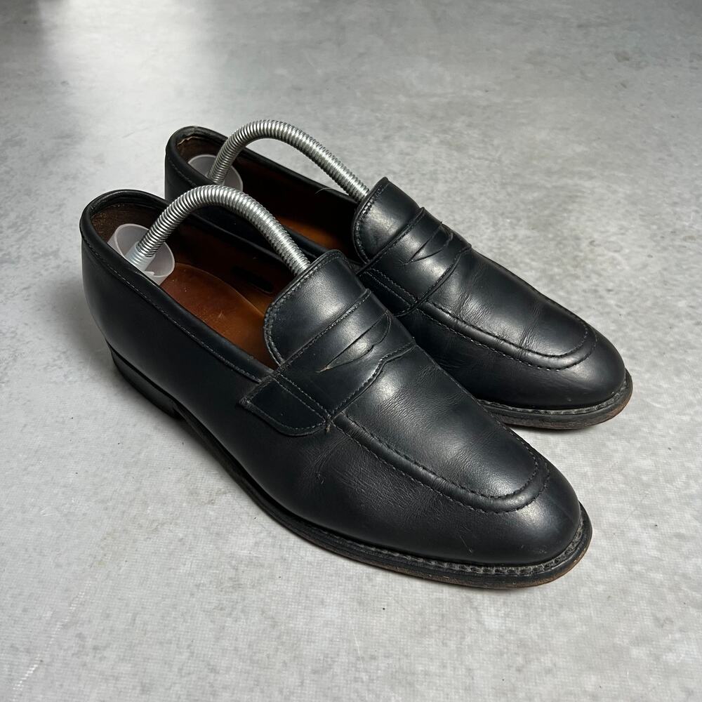 Allen Edmonds Lake Forest Mens Leather Penny Loafers Sz 8 E Vintage Made In USA